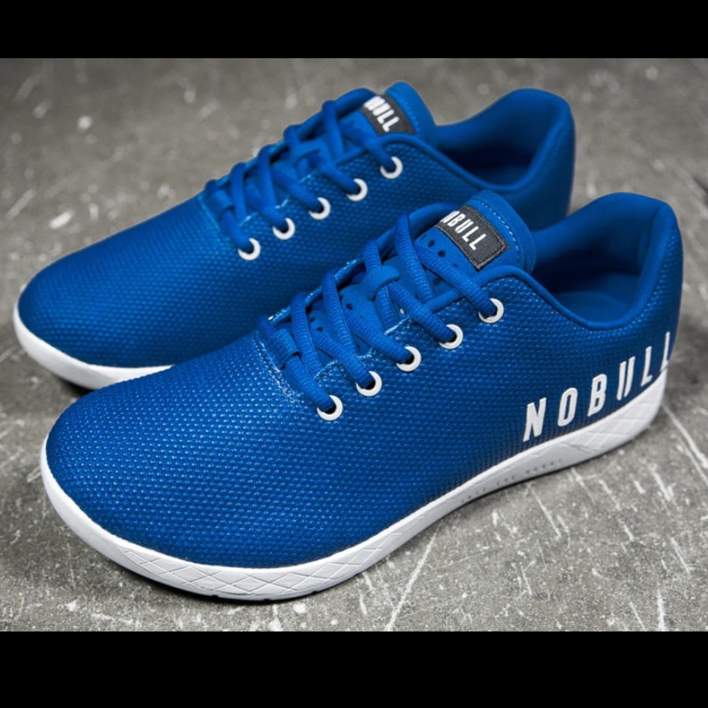 NoBull Size 6 Nautical Blue Trainers